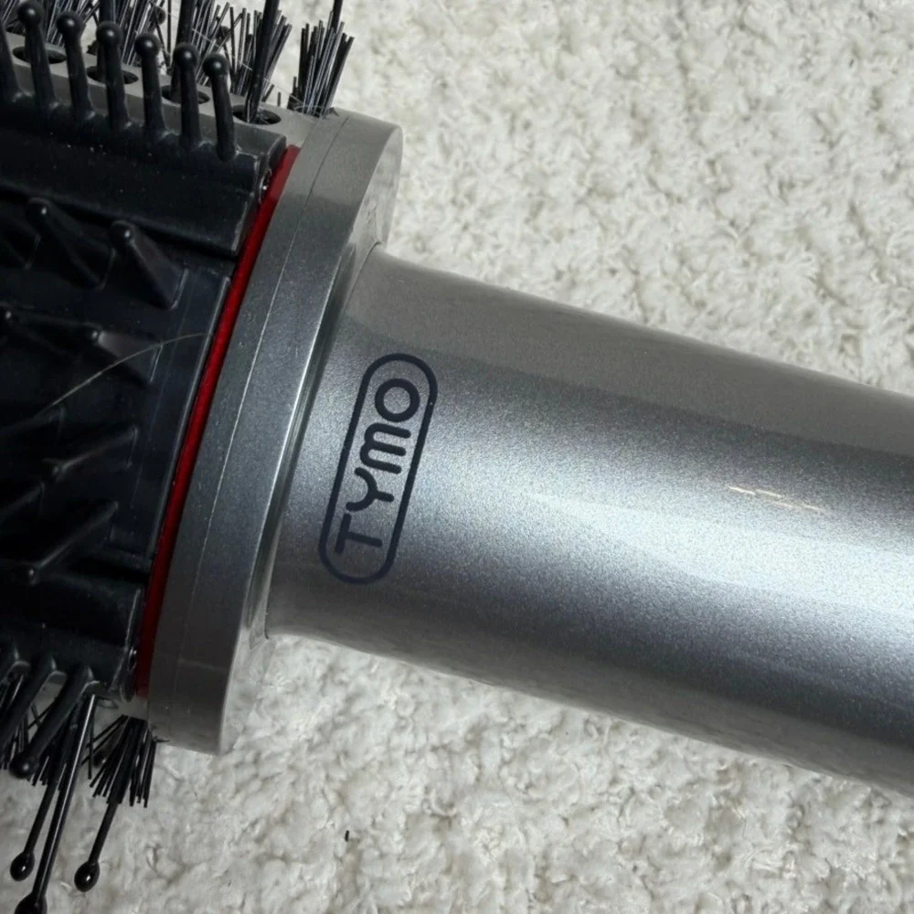TYMO Hot Air Brush Volumizer Hair Dryer Styler Silver HC303B 1100W WORKS!
